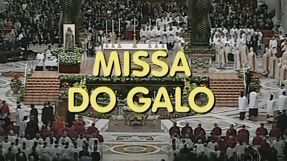 Abertura da Missa do Galo na Globo