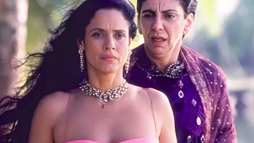 Sonia Braga e Marilia Pêra no filme Tieta do Agreste