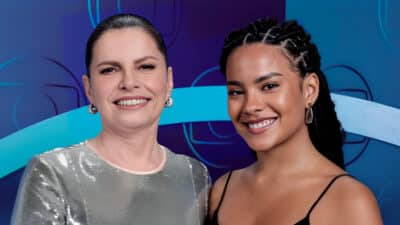 Débora Bloch e Bella Campos no Upfront 2025