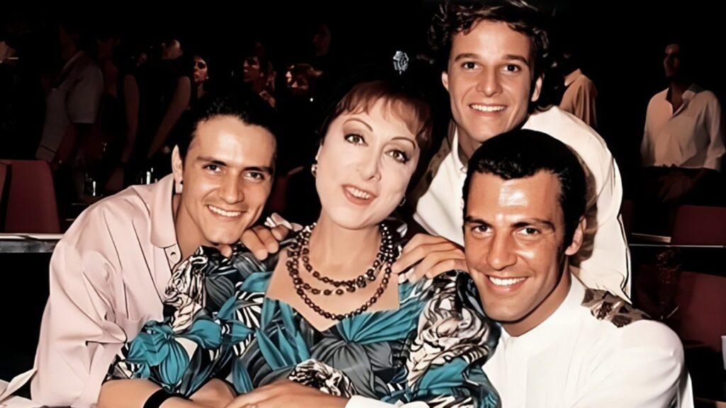 Jandir Ferrari, Aracy Balabanian, Marcello Novaes e Gerson Brenner em Rainha da Sucata