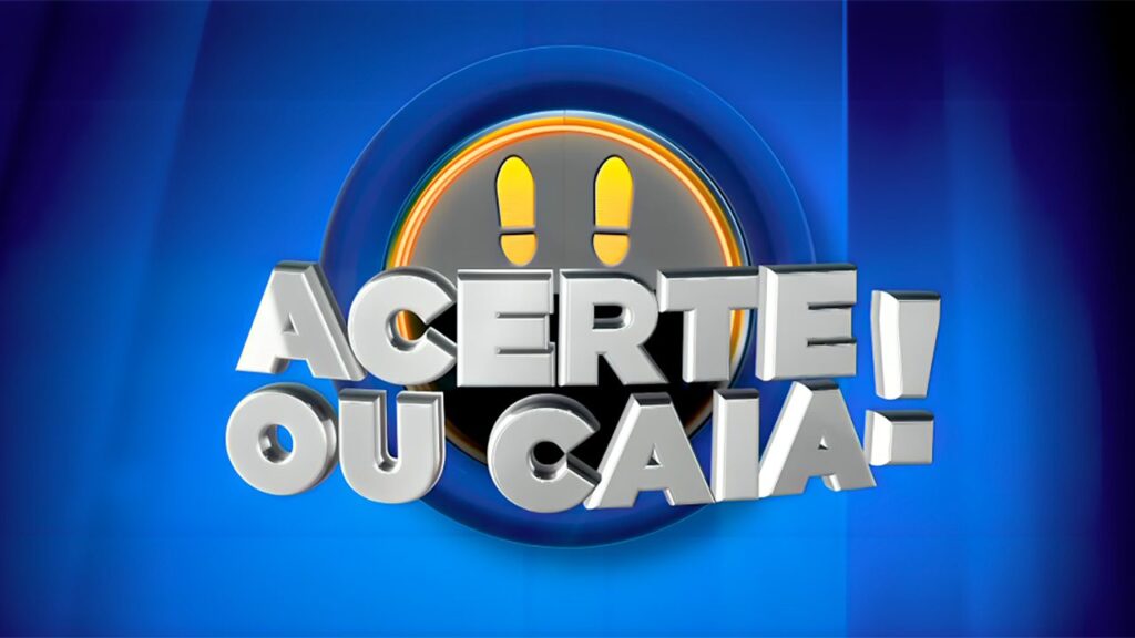 Que horas começa o Acerte ou Caia hoje na Record (07/12/2025)? Logo do Acerte ou Caia