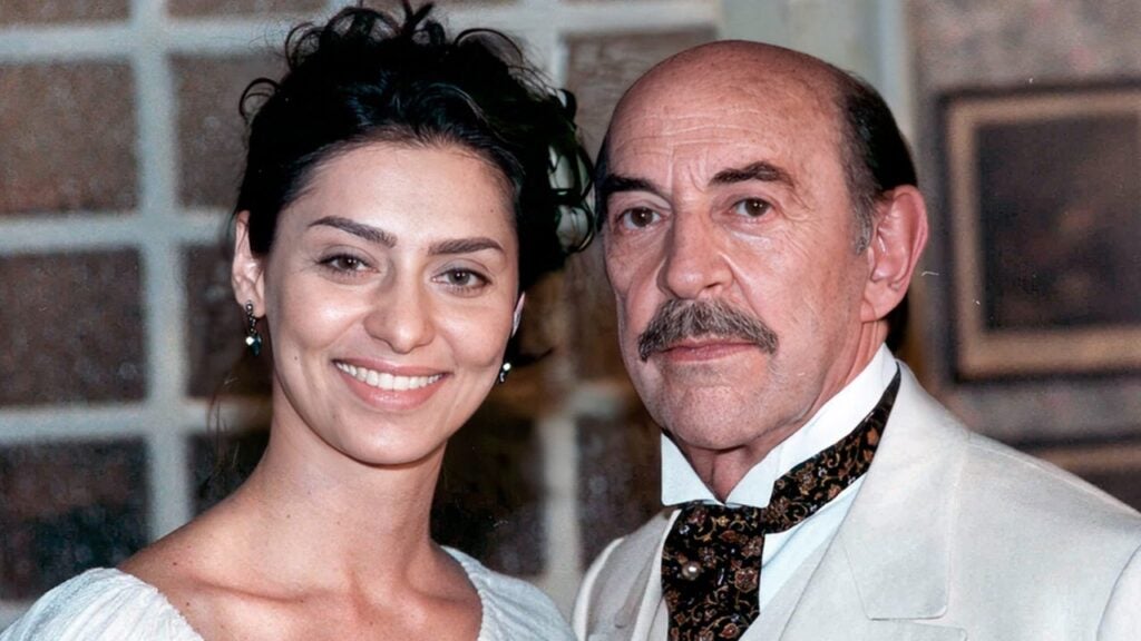 Maria Fernanda Cândido e Raul Cortez em Terra Nostra