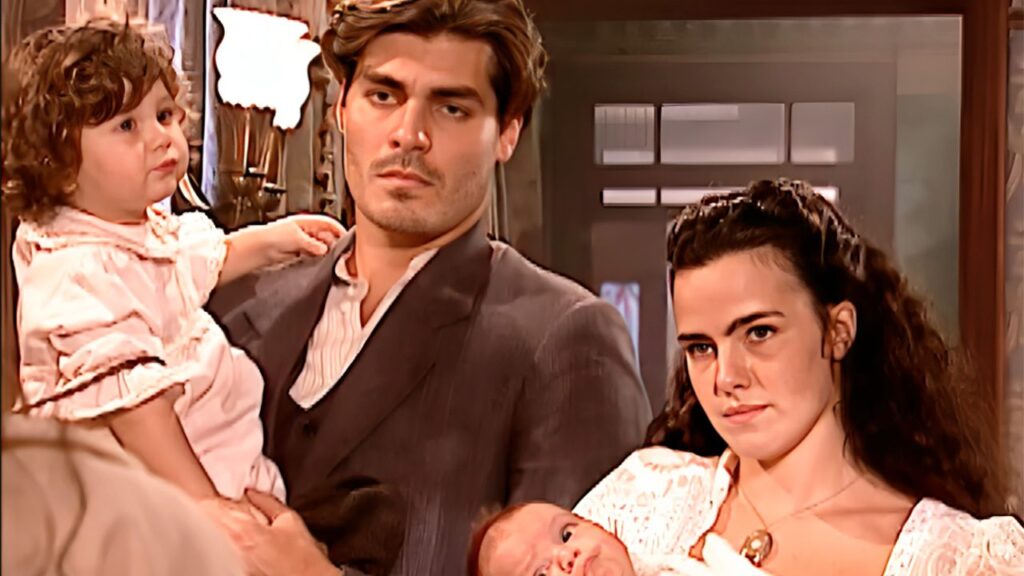 Thiago Lacerda e Ana Paula Arósio em Terra Nostra