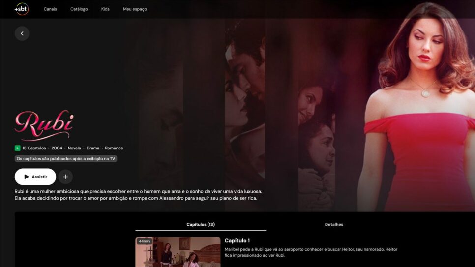Novela Rubi no +SBT