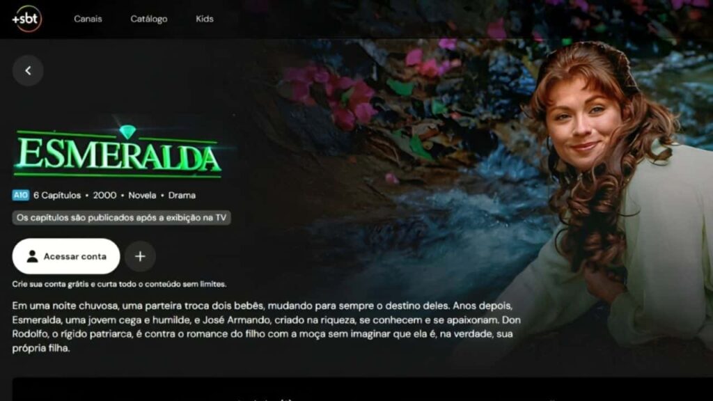 Novela Esmeralda no +SBT