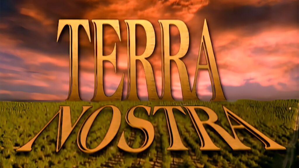 Que horas começa a novela Terra Nostra hoje na Globo (quinta, 15/01)? Logo da novela Terra Nostra