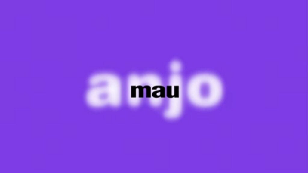 Logo da novela Anjo Mau