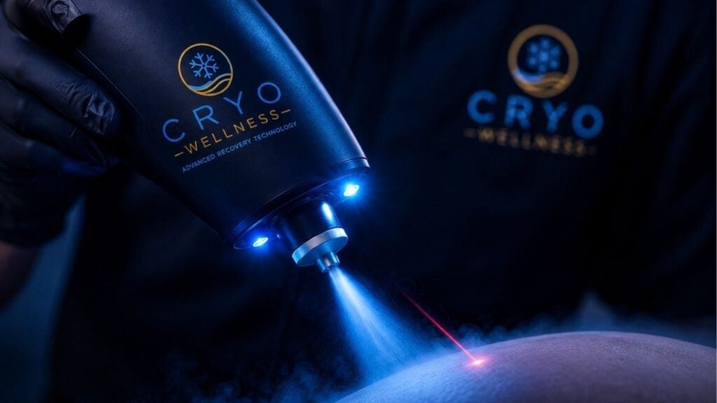 Aplicação de crioterapia na Cryo Wellness
