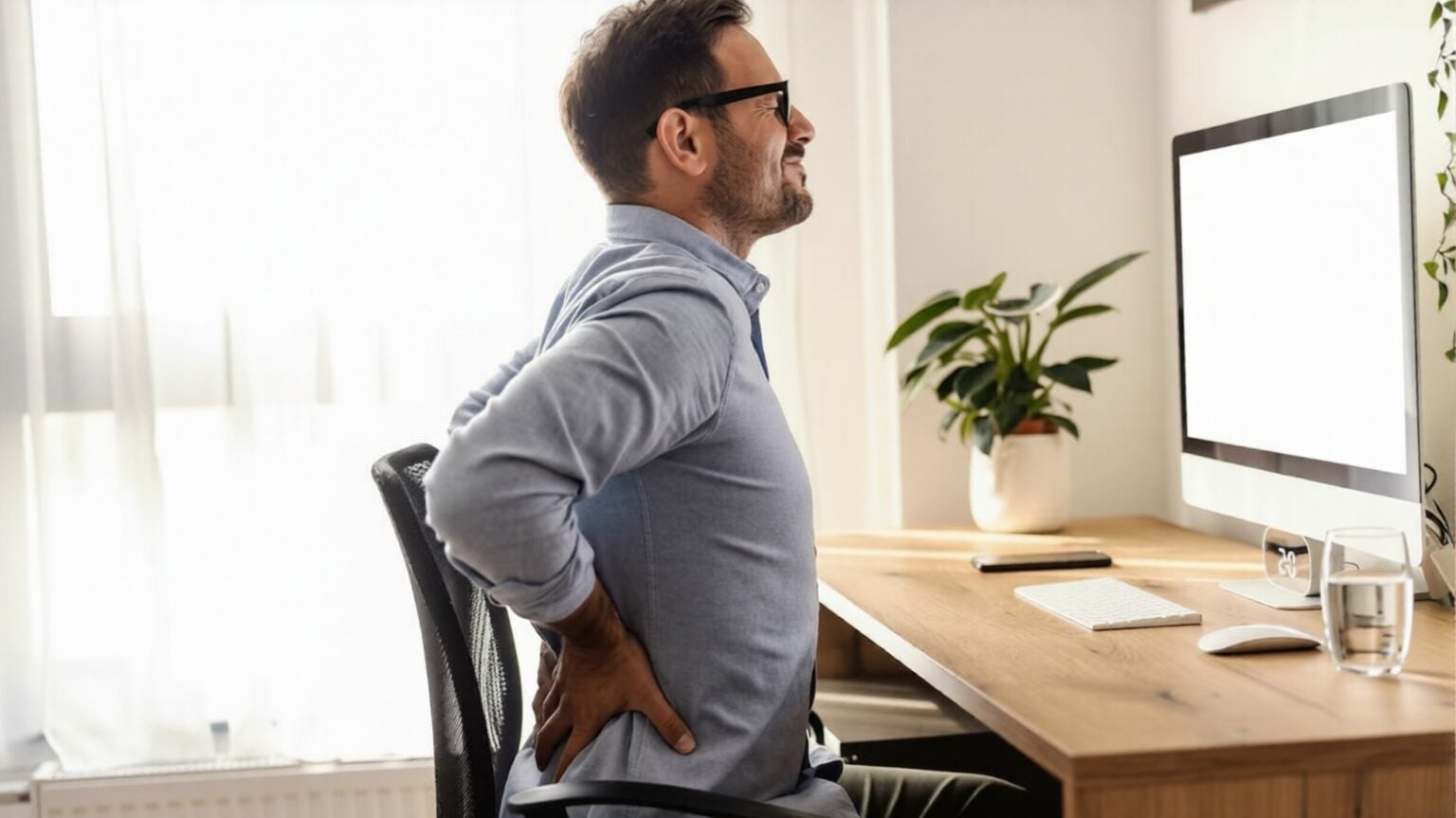 Passar o dia sentado também causa dor: o que acontece com o corpo de quem trabalha no computador